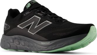 New Balance Laufschuh NEW BALANCE FRESH FOAM 680 V8 WATERPROOF, Herren, Gr. 44,5, schwarz, castlerock, lab gr&uuml;n, schwarz silber metallic, Textil, Schuhe Laufschuh
