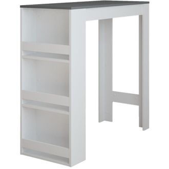 Vicco Tavolo da bar Repose, Antracite/bianco, 45 x 110 cm, Vicco