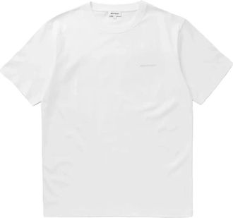 Norse Projects Minimalistisch Logo Print Wit T-shirt - Heren - T-shirts - Wit - M - Katoen - Tops