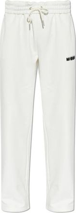 Misbhv Straight-leg Trainingsbroeken - Heren - Sweatpants - Wit - XL - Katoen - Broeken
