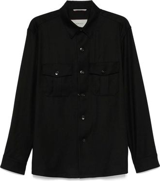 Canali Wool Shirt Jacket