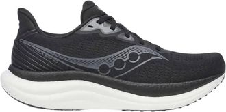 Saucony Mens Triumph 23 Shoes - Wide In Black/white