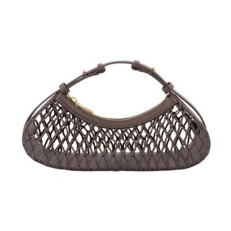 Cult Gaia Dames, Tassen, Bruin, Maat: ONE Size Leer