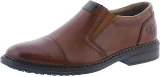Rieker Mocassin Loafers - Heren - Loafers - Bruin - 43 EU - Leer - Schoenen