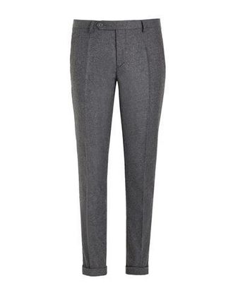 8 by YOOX FLANNEL ESSENTIAL CHINO PANT