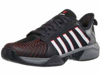 K-Swiss Mens Pickleball Supreme Shoes In Jet/steel/spicy