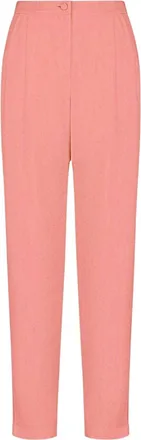 Emporio Armani EA7 Dames/dames Broek met Hoge Taille Rechte Pijpen (Roze)