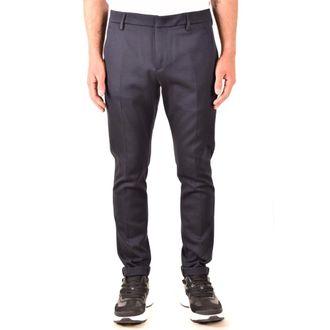 Dondup Slim-fit Trousers, male, Gray, W33, Stylish Slim-fit Trousers