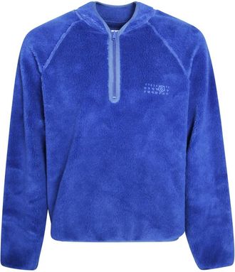 Maison Margiela Hoodies & sweatvesten, Heren, Blauw, L, Sweatshirts