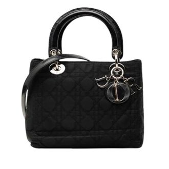 Dior Pre-owned Lady Dior - Dames - Vintage Handtas - Zwart - ONE Size - Leer - Vintage