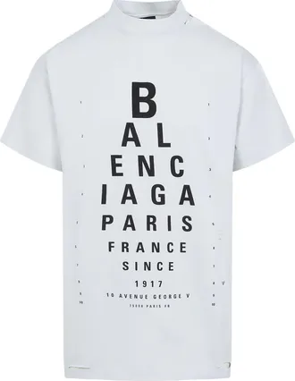Balenciaga Optical Cotton T Shirt
