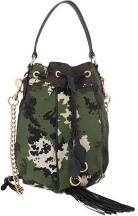 Miu Miu Pre-owned Bucket Bag - Dames - Vintage Tas - Groen - ONE Size - Vintage