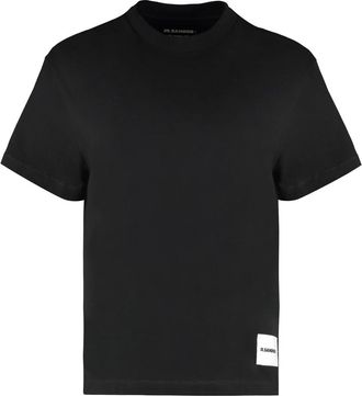 Jil Sander 3-Pack T-shirtset met korte mouwen - Dames - T-shirts - Zwart - XS - Katoen - Tops