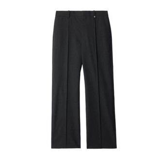 Burberry Womens Pleated Straight Leg Pants, Brand Size 10 ( US Size 8 )