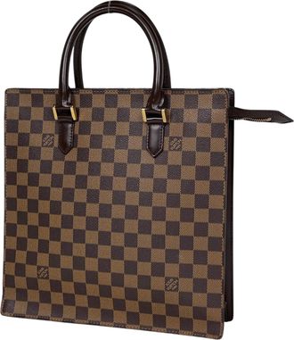 Louis Vuitton Brown Damier Canvas Handbag Tote Bag (Pre-Owned)