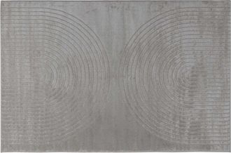 vidaXL Alfombra Interior Galati Gris 170 X 120 Cm Poli&eacute;ster Vidaxl
