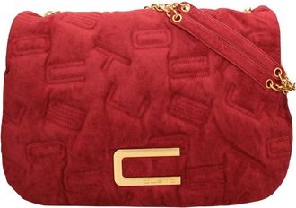 Custo Barcelona Palmar-L Schoudertas - Dames - Tassen - Rood - Maat: ONE Size Leer