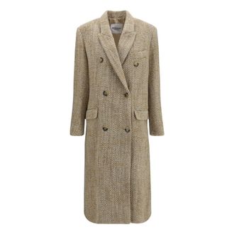 Isabel Marant Pilda Coat - Coats - Mujer - Beige - S