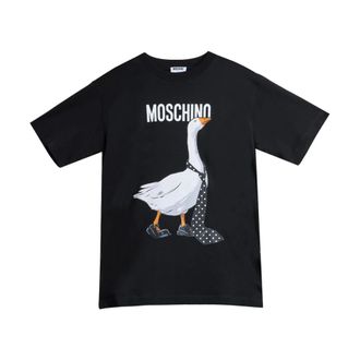 Moschino T-Shirts, male, Blue, Size: XL Tshirt Oca