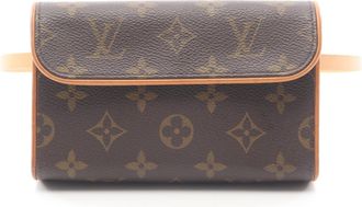 Louis Vuitton Brown Monogram Coated Canvas Leather Fanny Pack Sling Bag (Pre-Owned)