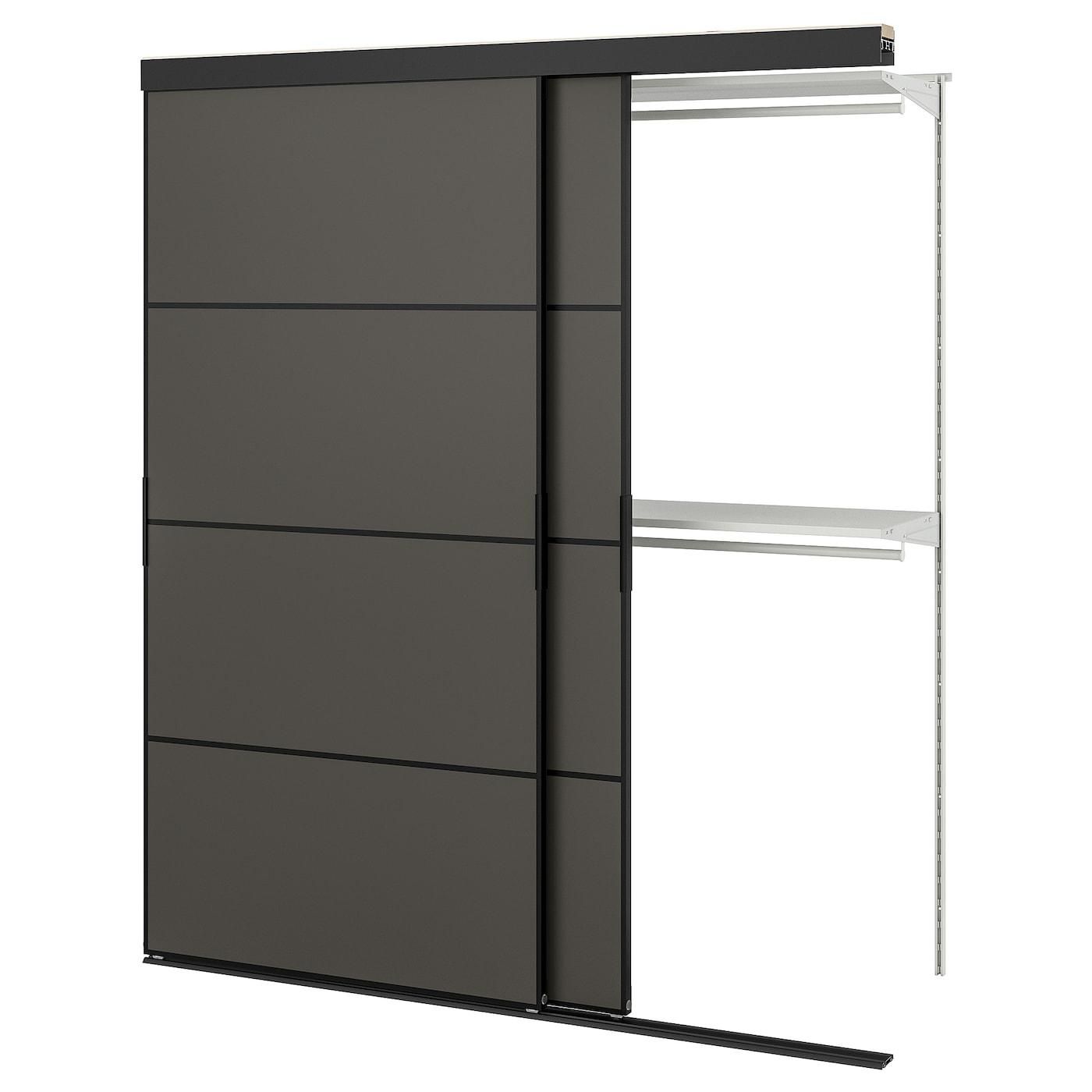 IKEA PAX Rahmen f Schiebetürpaar mit Schiene ab 190,00 €