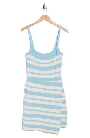 SIMKHAI Suvi Cotton & Silk Blend Tank Dress in Azure Sky Stripe at Nordstrom Rack, Size X-Large