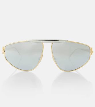 サングラス Ch0281s Sunglasses - Chloe - l - Gold Chloe CH0281S 001 - Gold Sunglasses for Woman | LookerOnline