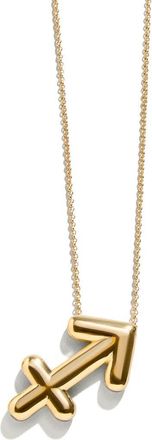 BaubleBar Zodiac Pendant Necklace in Saggitarius at Nordstrom