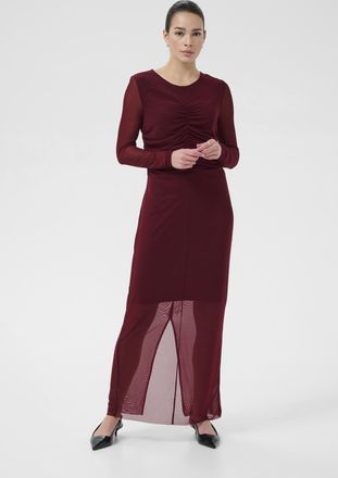 Kaffe Jurk KAchai Slim fit bordo