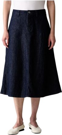 Marc O'Polo A-lijn Denim Rok - Dames - Spijkerrokken - Blauw - XS - Denim - Rokken