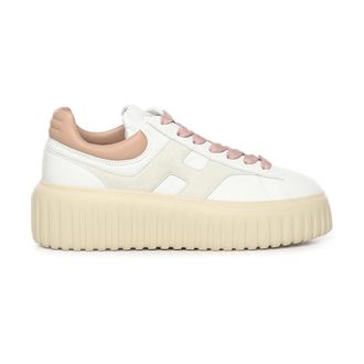 Hogan H-Stripes Sneaker - Dames - Sneakers - Wit - 39 EU - Leer - Schoenen