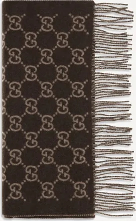 Gucci Sciarpa in cashmere GG Man UNI