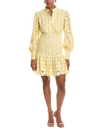 Bardot Remy Spot Lace Mini Dress