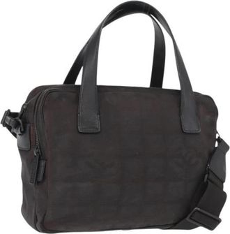 Chanel Pre-owned Vintage Nylon Handtas - Dames - Vintage Handtas - Zwart - ONE Size - Nylon - Vintage