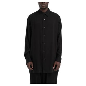 Yohji Yamamoto Hombre, Camisas, Negro, Talla: L