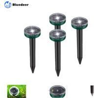 OEM Juego De 4 Repelentes Ultras&oacute;nicos Solares Para Ratas Y Topos, Repelentes De Plagas Para Jardines Y C&eacute;spedes Exteriores - Crezuo