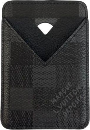 Louis Vuitton Pre-owned Wallets, male, Black, Size: ONE SIZE Pre-owned Card Case