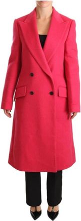 Dolce & Gabbana Coats - Dames - Mantel - Roze - XS - Jassen