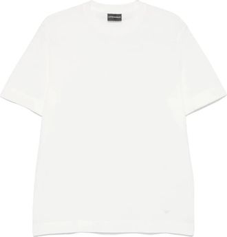 Emporio Armani T-shirt con lavorazione in rilievo - Bianco