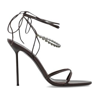 PARIS TEXAS High Heel Sandals, female, Brown, Size: 10 US Lidia Heeled Sandals