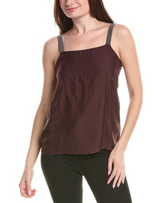 Fabiana Filippi Shoulder Strap Silk Top