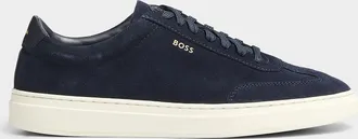 BOSS Mens Kieran suede sneakers Men