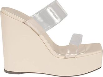 Giuseppe Zanotti Wedges - Dames - Sleehakken - Beige - 37 EU - Schoenen