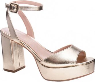 Chinese Laundry Womens Theresa Heels In Gold Metallic