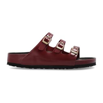 Birkenstock Florida Fresh - Dames - Sandalen - Rood - 39 EU - Leer - Schoenen