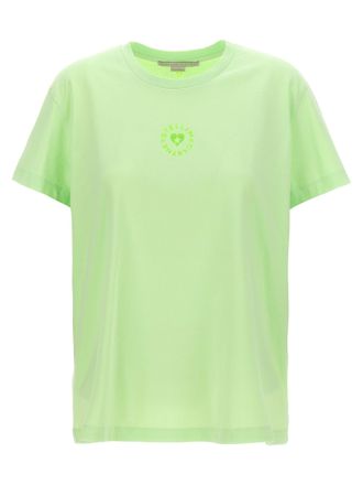 Stella McCartney Womens Iconic Mini Heart T-Shirt
