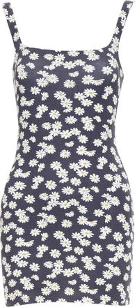 Reformation Becky Daisy Print Mini Dress