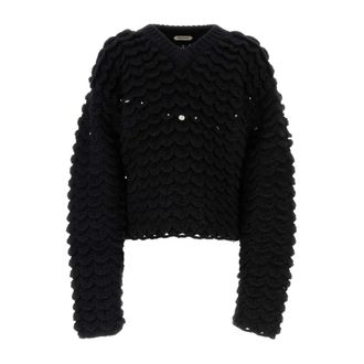 Namacheko V-neck Knitwear, male, Black, Size: S Fraville V-Neck