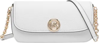 Michael Michael Kors Optical White Nolita Crossbody Bag