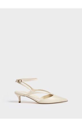 Marion Parke Hazel Kitten Heel | Nappa in Ivory at Nordstrom, Size 39.5